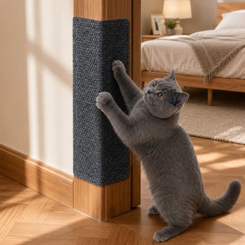 Cat Corner Scratcher, Wall Mounted Scratch Pad, 19.6 x 7.8 in by LHRHTK