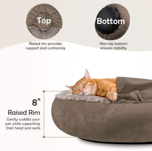 JOEJOY Small Dog Bed Cat Bed - Image 3