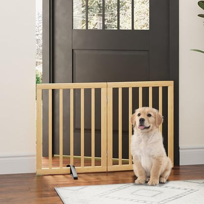 Dog Gate, Bamboo Freestanding Dog Gates by Algherohein