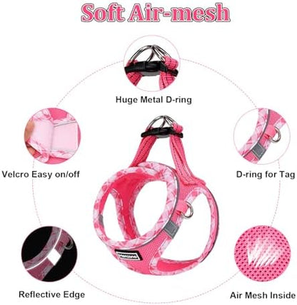 Mercano Soft Mesh Dog Harness and Leash Set, Step-in Reflective Breathable - Image 3