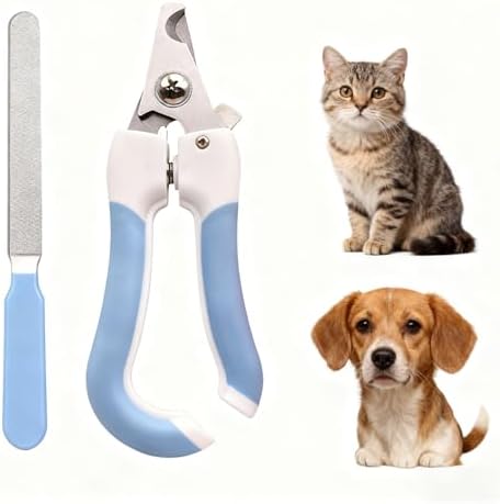 Pets Nail Clippers and Trimmers-with Safety Guard to Avoid Overcutting by Natunofu