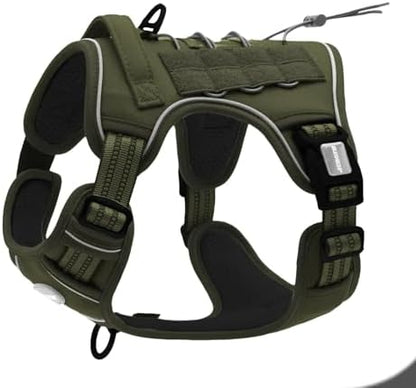 AUROTH Tactical Dog Harness Medium Sized Dog No Pull Adjustable Dog Vest by AurothPets