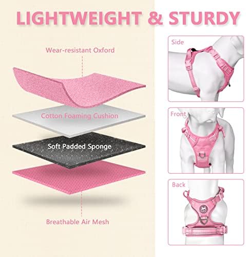 PoyPet No Pull Dog Harness, Reflective Vest - Image 3