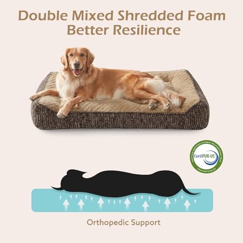 JOEJOY Orthopedic Dog Bed Medium Sized Dogs, Extra Thick Supportive Big Dog - Image 3