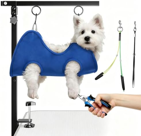 HEEPDD Foldable Dog Grooming Arm, Clamp and Safety Hammock - Image 3