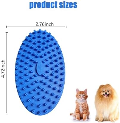 ROPO Double Sided Dog Bath Brush, Pet Grooming Tool - Image 3