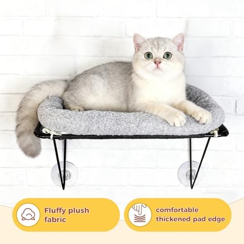 Cat Window Perch, Cordless Cat Hammock Window Seat - Image 4