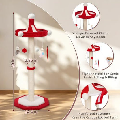 Carousel Cat Scratching Post - Image 6