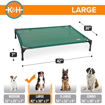 K&H Outdoor Elevated Dog Bed for Medium & Large Pets - Image 4