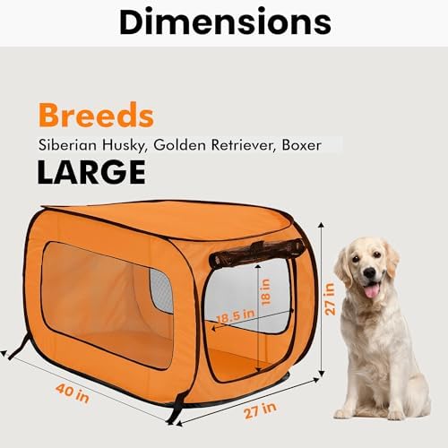 Portable Collapsible Pop Up Kennel - Image 2