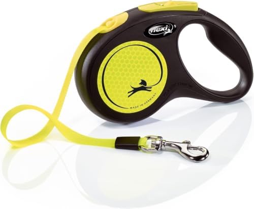 FLEXI New Neon Tape Retractable Dog Leashes by Flexi