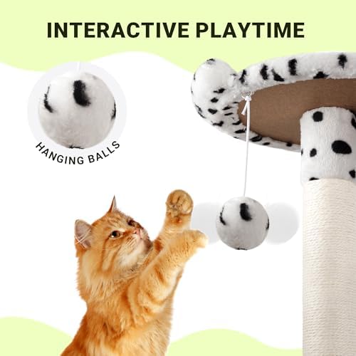 Allewie 64 Inches Cat Tree Tower/Multi-Level Activity Center - Image 5