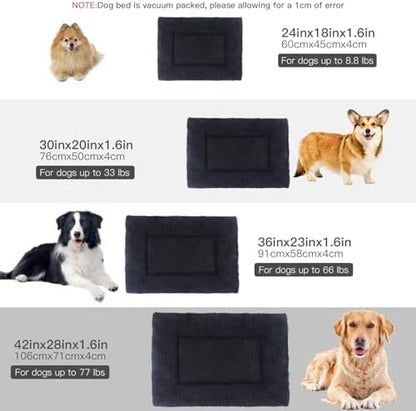 BVAGSS Reversible Dog Crate Pad, Memory Foam Pet Bed Mat, Soft Warm Machine - Image 6