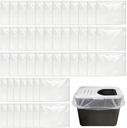50 Pcs Thick Litter Box Liners Compatible by Unknown