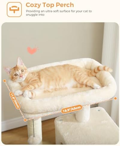 MUTTROS Cat Tree for Large Cats Adult - Image 4