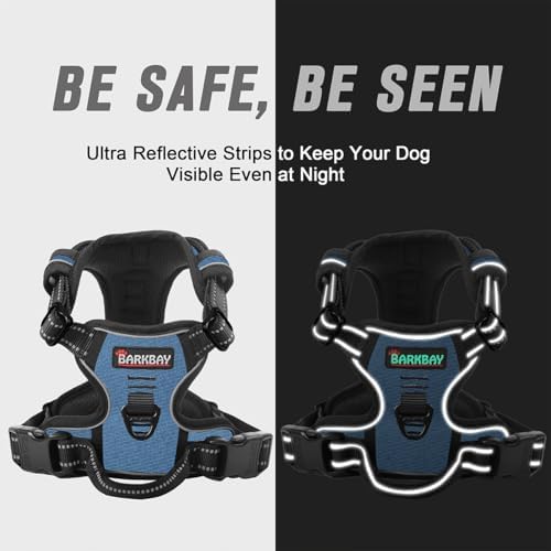 BARKBAY Dog Harness No Pull for Small Sized Dog Front Back Clips, Dog Vest - Image 5