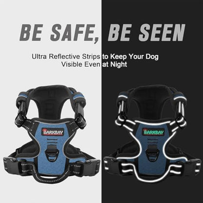 BARKBAY Dog Harness No Pull for Small Sized Dog Front Back Clips, Dog Vest - Image 5