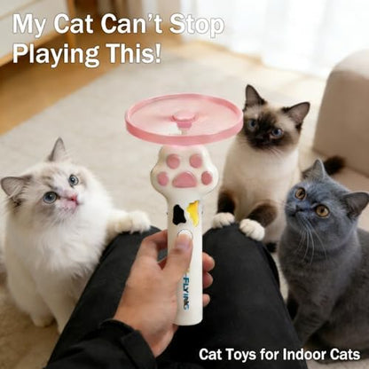 10Pcs Cat Toy Flying Discs, Interactive Cat Fetch Toy - Image 4