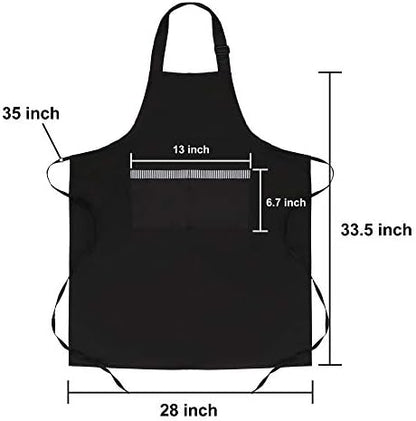 Black Waterproof Apron Lightweight - Image 3