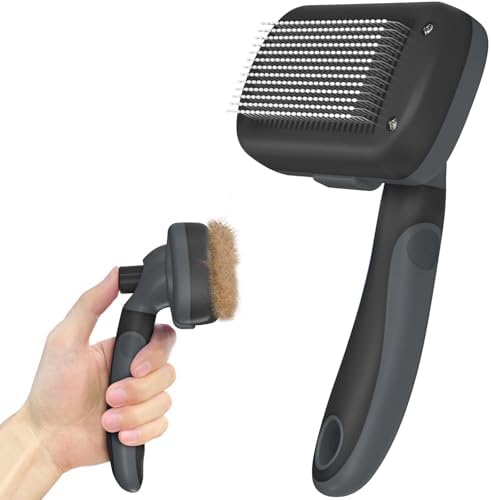 Dipoo Self-Cleaning Deshedding Brush by Dipoo