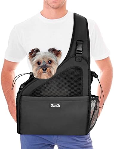 Lukovee Pet Sling, Hands Free Hard Bottom Papoose by Lukovee