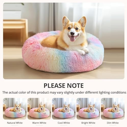 JOLLYVOGUE Calming Dog Bed for Small Dogs - Image 6