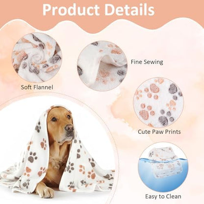 Dog Blankets for Medium Dogs, Premium Soft Dog Blankets for Small Dog - Image 2