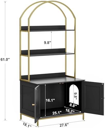 Homhedy Cat Litter Box Enclosure - Image 4