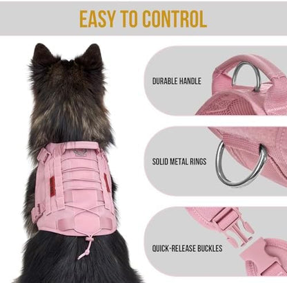 OneTigris Tactical Dog Harness No-Pull Service Vest - Image 4