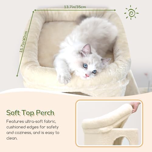 Globlazer Heavy Duty Cat Tree for Indoor Cats Large Adult - Image 2