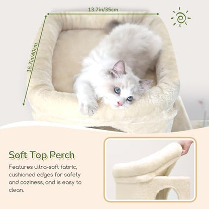 Globlazer Heavy Duty Cat Tree for Indoor Cats Large Adult - Image 2