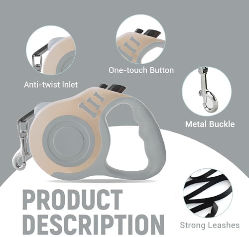 Retractable Dog Leash Automatic Telescopic Tractor Dog Tape - Image 5