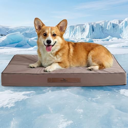 Cooling Dog Bed for Crate, 30 x 20 Inch Orthpedic Cooling Mat for Dogs by blunique