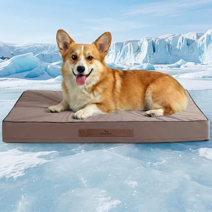 Cooling Dog Bed for Crate, 30 x 20 Inch Orthpedic Cooling Mat for Dogs by blunique