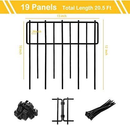 Animal Barrier Fence, Rustproof Metal Wire Garden Fence Border - Image 6