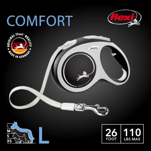 FLEXI® Comfort Nylon Tape Retractable Dog Leash, 26 ft - Image 3