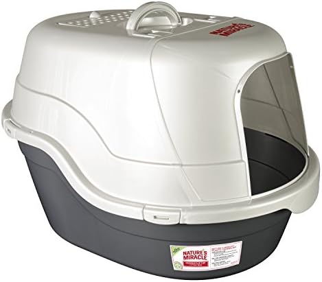 Nature's Miracle Oval Hooded Litter Box by NaturesMiracle