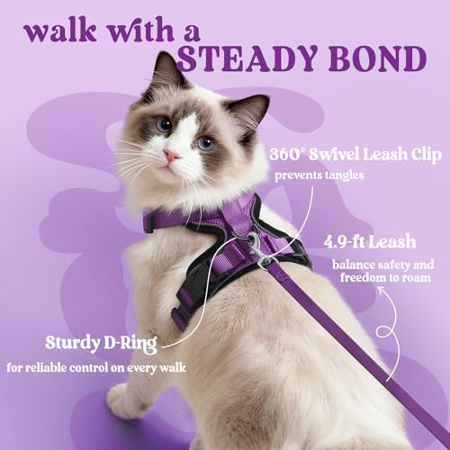 rabbitgoo Cat Harness and Leash Set, Escape Proof Vest - Image 5