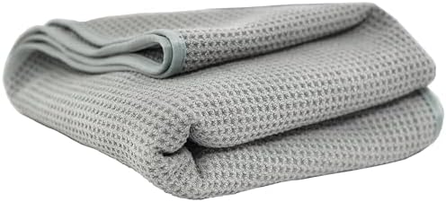 Chemical Guys, Waffle Weave Gray Matter Microfiber Drying Towel, 25 x 36 in by ChemicalGuys