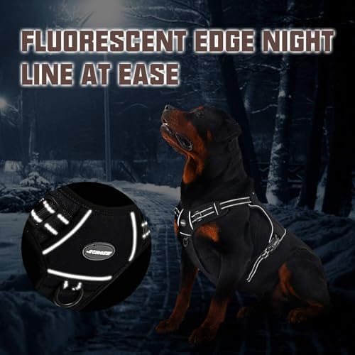 AUROTH Tactical Dog Harness Medium Sized Dog No Pull Adjustable Dog Vest - Image 5