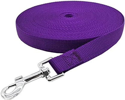Nylon Training Dog Leash for Small Medium Large Dogs, 15ft 20ft 30ft 50ft Long - Image 3