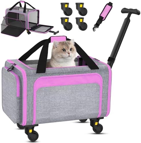 Airline Pet Carrier with Wheels by Unknown