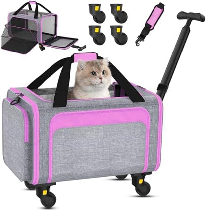 Airline Pet Carrier with Wheels by Unknown