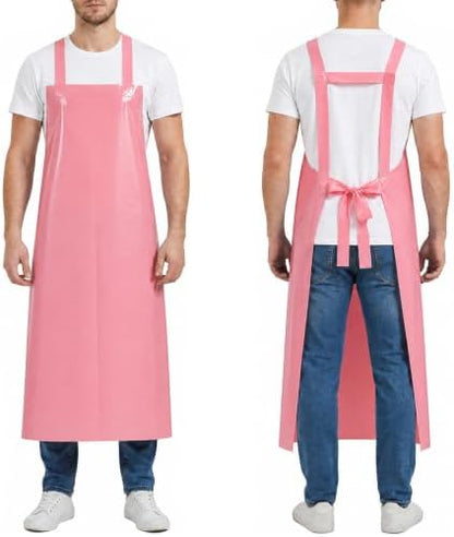 Molaxhome TPU Waterproof Apron Lightweight Oil-resistant Chef Apron by Molaxhome