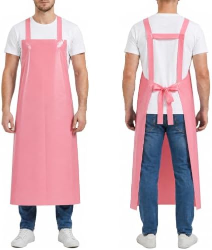 Molaxhome TPU Waterproof Apron Lightweight Oil-resistant Chef Apron by Molaxhome