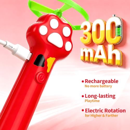 BABORUI Cat Toy Disc Launcher, Rechargeable Interactive Cat Fetch Toy Launcher - Image 3