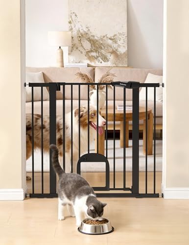 Babelio 36" Tall Pet Gate with Cat Door, CatPrivilege III by BABELIO