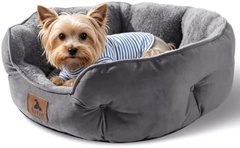 Asvin Medium Dog Bed for Medium Dogs, Cat Beds for Indoor Cats, Pet Bed for - Image 2