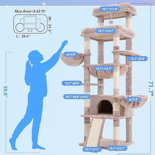 Hey-brother Cat Tree Tower - Image 2