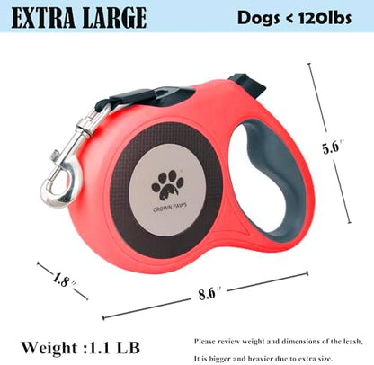 16 ft Retractable Dog Leash for Extra Large Dogs up to 130 lbs, Tangle-Free - Image 7